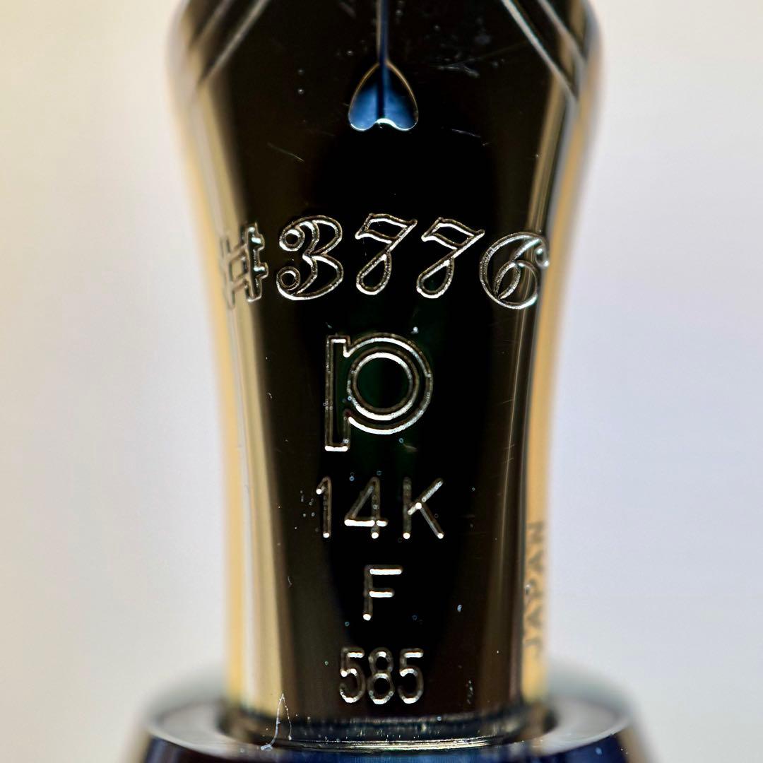 【未使用】 プラチナ万年筆 3776センチュリー F 細字 14K 黒