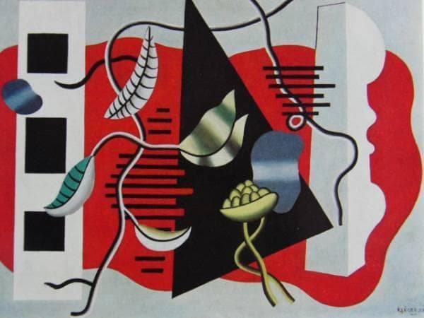 フェルナン・レジェ、Nature morte、希少図版、新品額装付