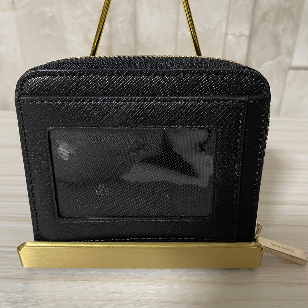 早い者勝ち！訳あり新品 kate spade 二つ折り財布 ブラック
