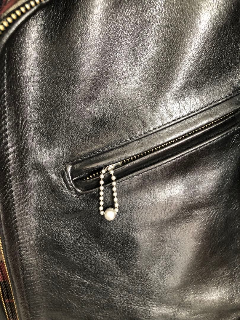 VonDntch motors 革ジャン（馬革）