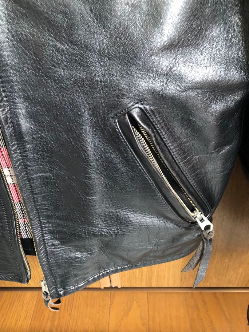 VonDntch motors 革ジャン（馬革）