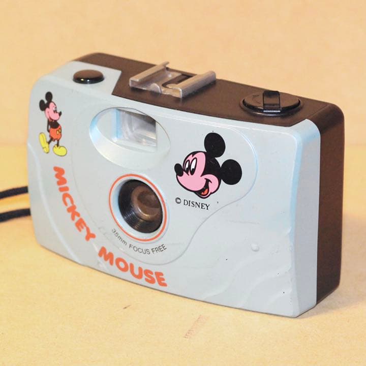 完動品　ミッキーマウス　フィルムカメラ