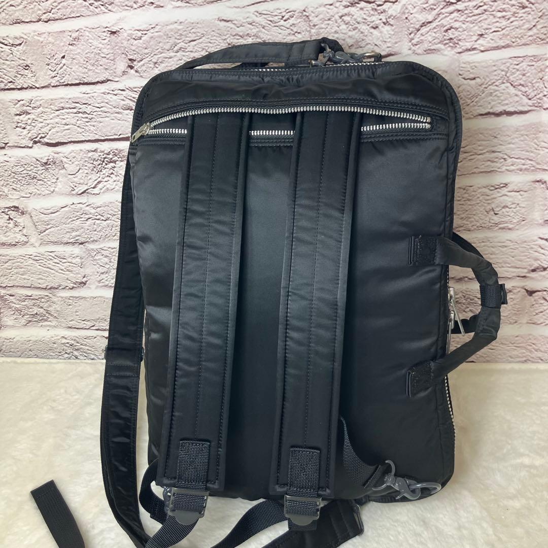 美品✨ポーター タンカー 2層式 3way ビジネスバッグ リュック A4 黒