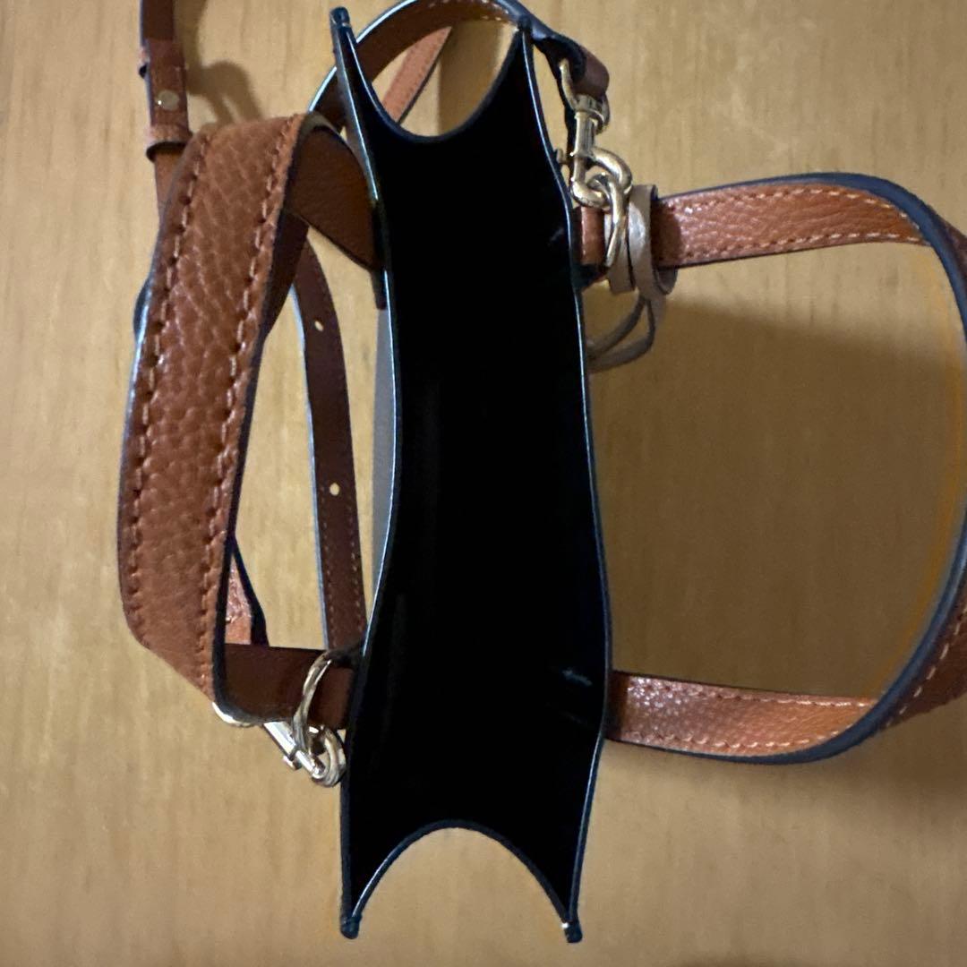 マークジェイコブス Marc Jacobs ショルダーバッグ 黒×ベージュ×白