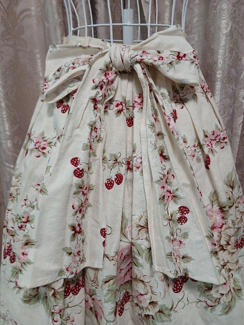 【ワケあり商品】BABY クロスローズプリントスカート