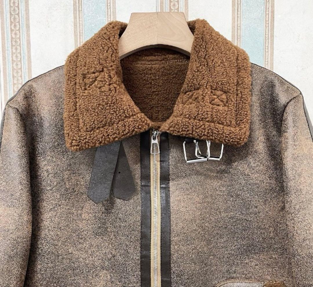 ★定価12万 FRANKLIN MUSK 新品レザー羊革100% サイズＬ