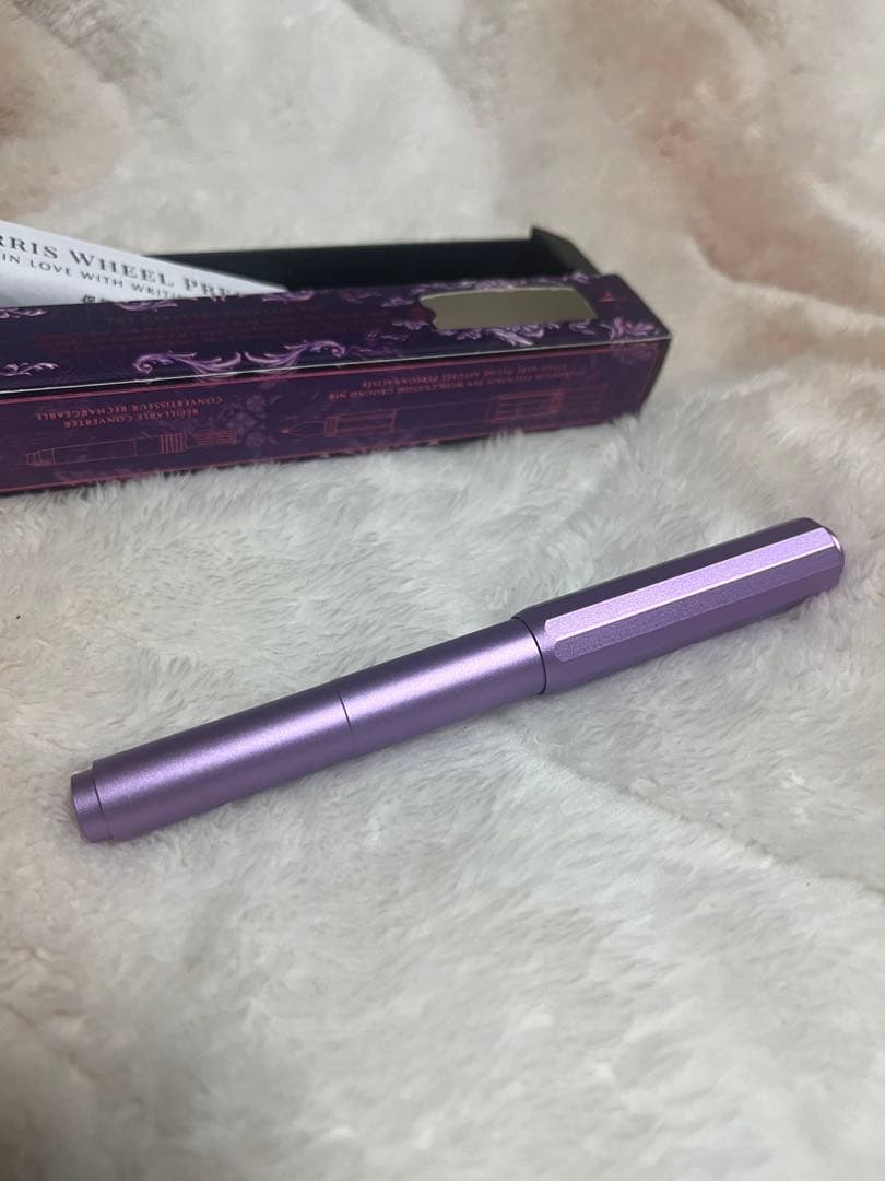 ☆限定 新品未使用 フェリスホイールプレス 万年筆 アルミカルーセル 字幅F☆