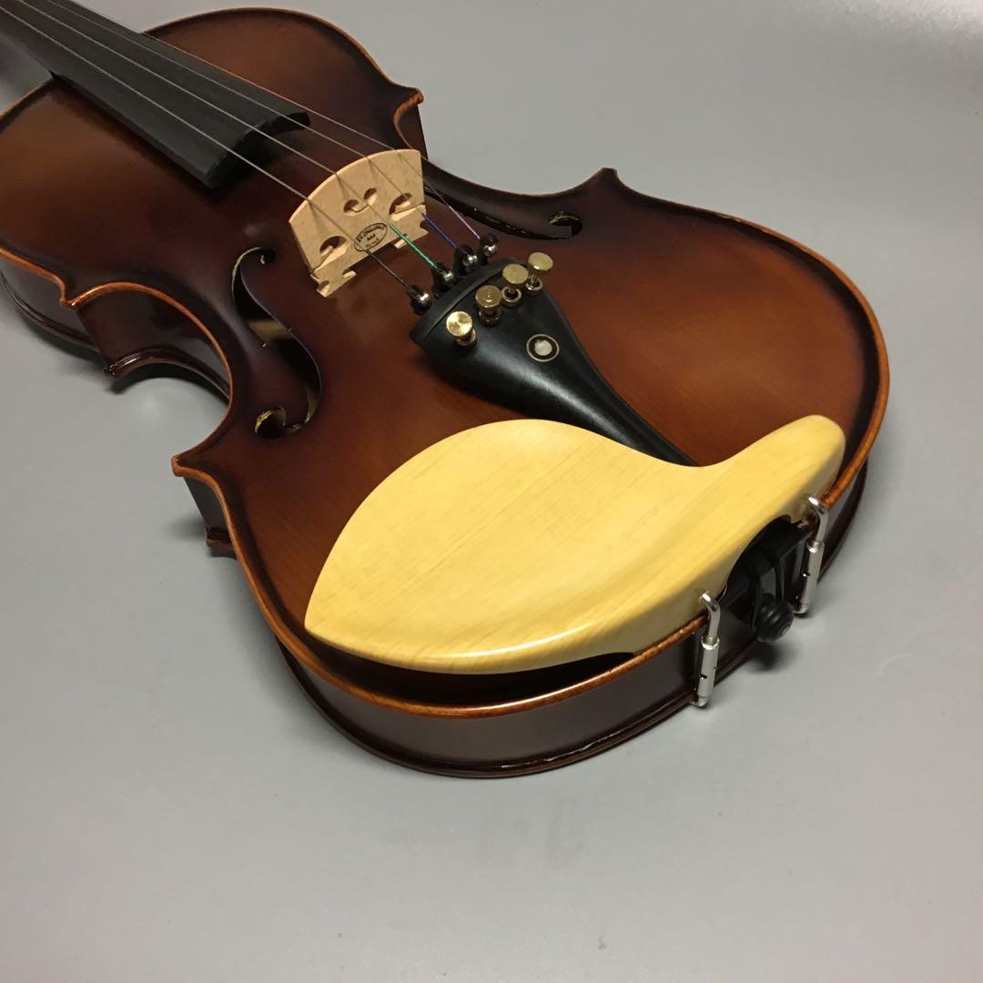 御蔵島　本柘植　ボックス　ガルネリ型　バイオリン顎当て