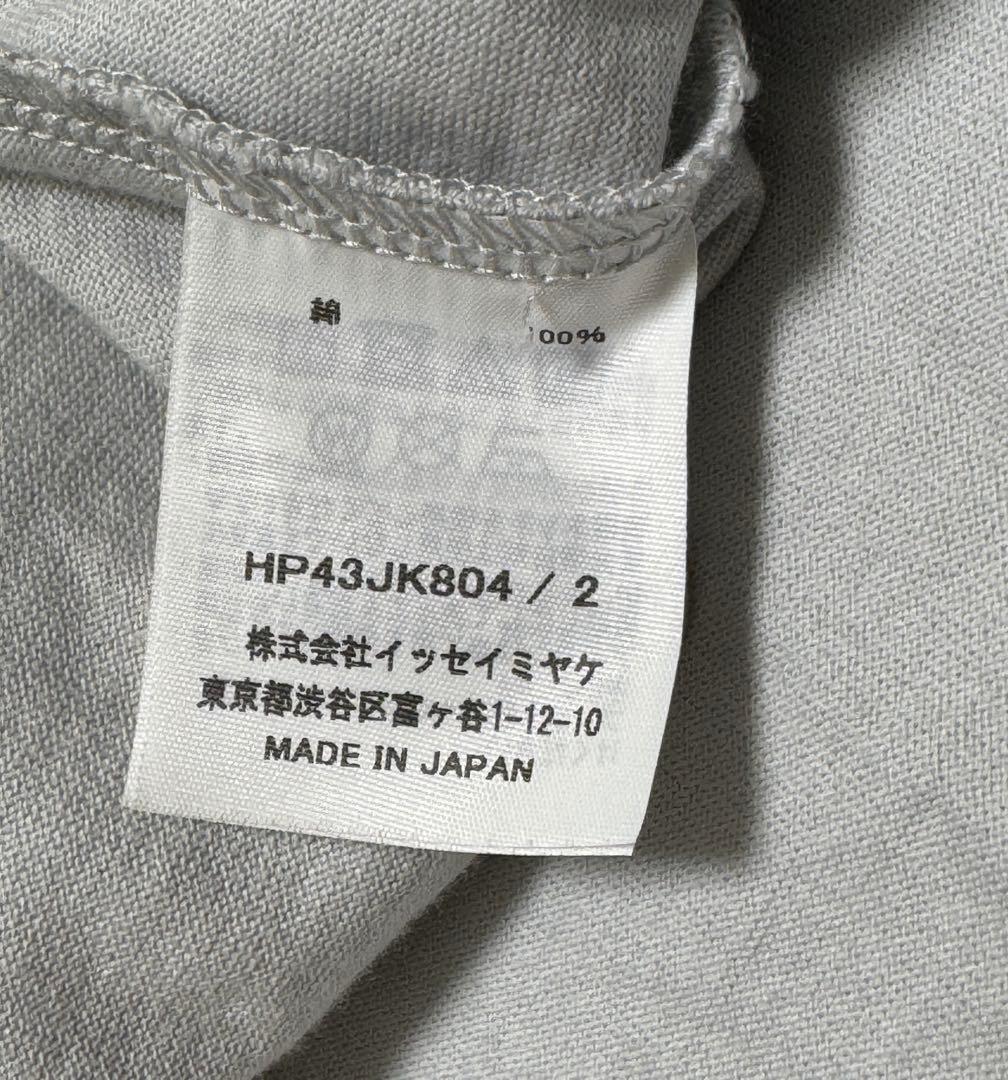 オムプリッセイッセイミヤケ RB Tシャツ グレー