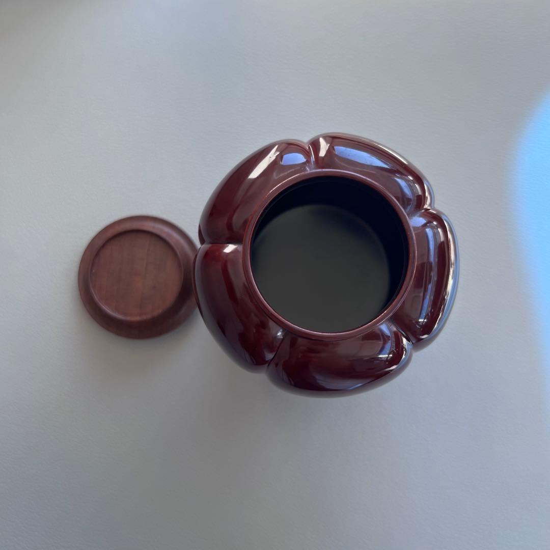 阿古陀茶器 中村宗哲作 棗 漆器 漆芸 茶器 茶入 美品 茶道具 塗師 袱紗付