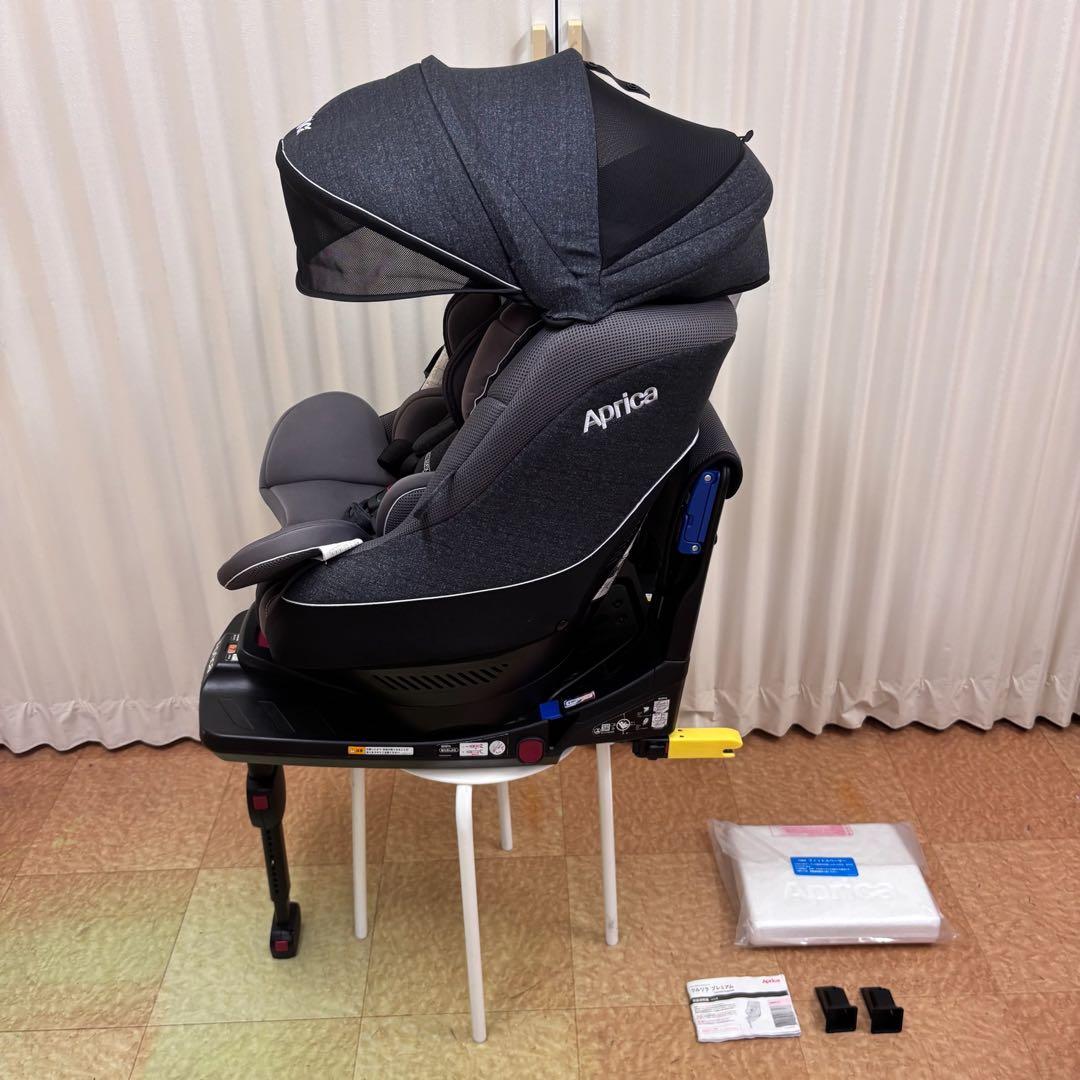 クリーニング済　☆綺麗☆　アップリカ　クルリラ　プレミアム　ISOFIX　完品