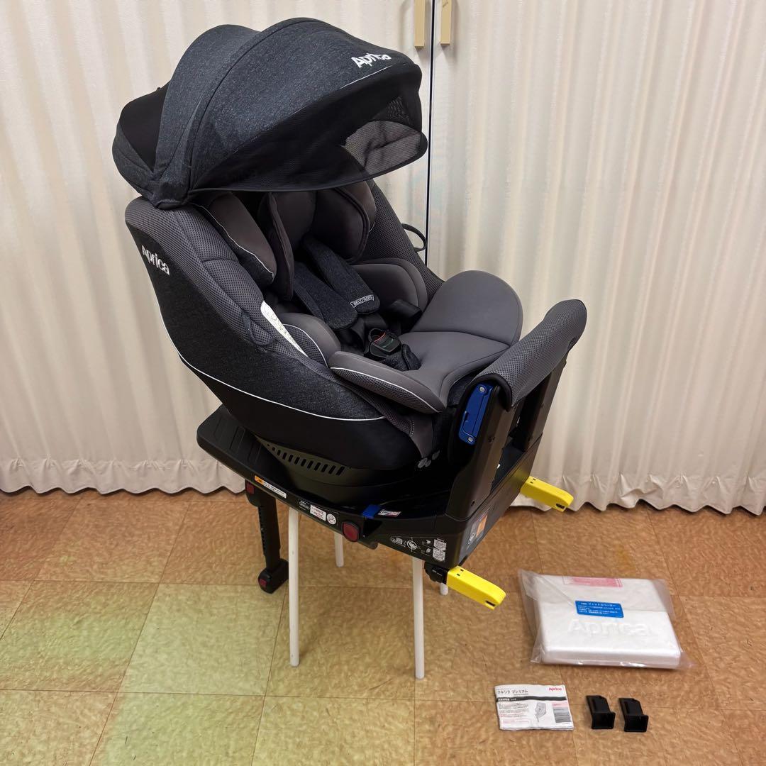 クリーニング済　☆綺麗☆　アップリカ　クルリラ　プレミアム　ISOFIX　完品