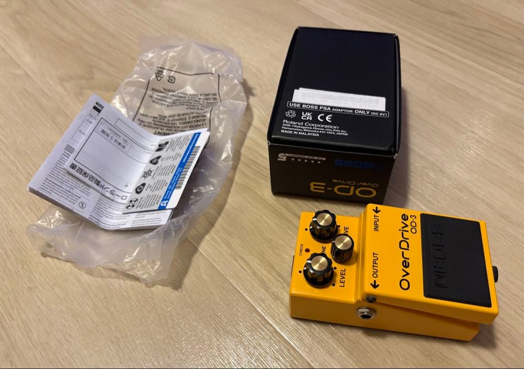 BOSS OD-3 オーバードライブ（新品）