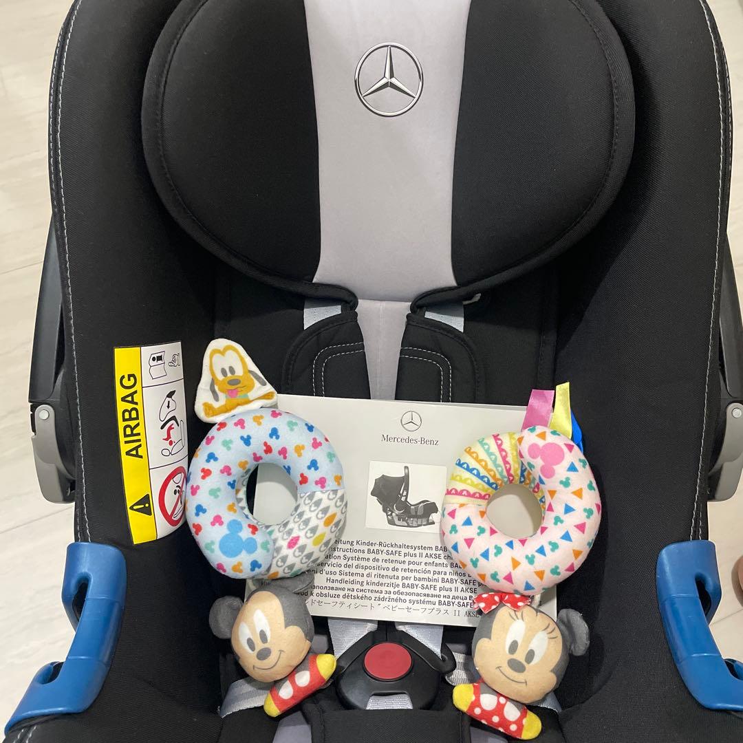 Mercedes ベビーシート ブラック/グレー