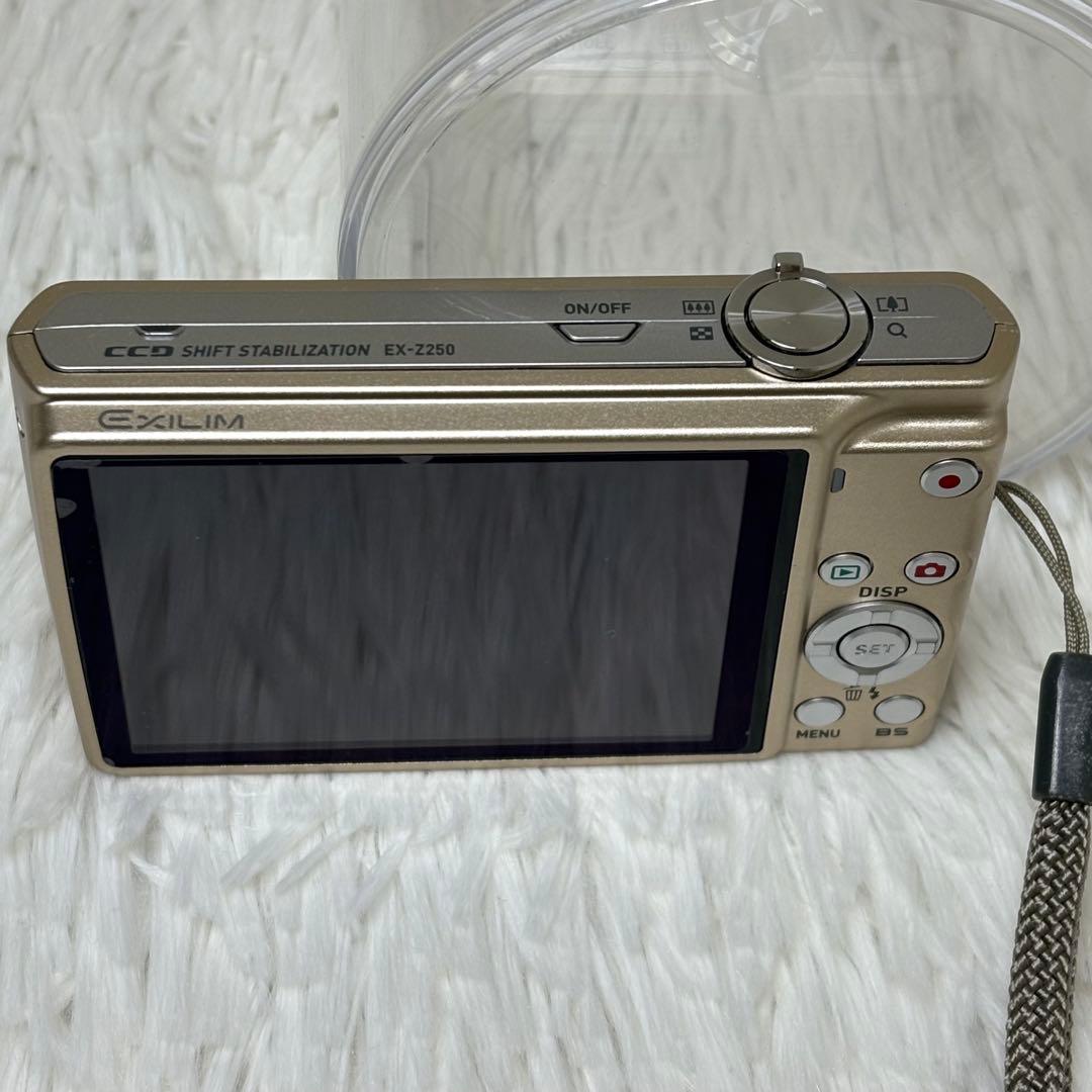 CASIO カメラ　EX-Z250 充電器　説明書　ゴールド　 コンデジ　動作品