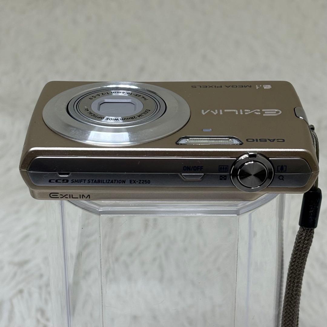 CASIO カメラ　EX-Z250 充電器　説明書　ゴールド　 コンデジ　動作品