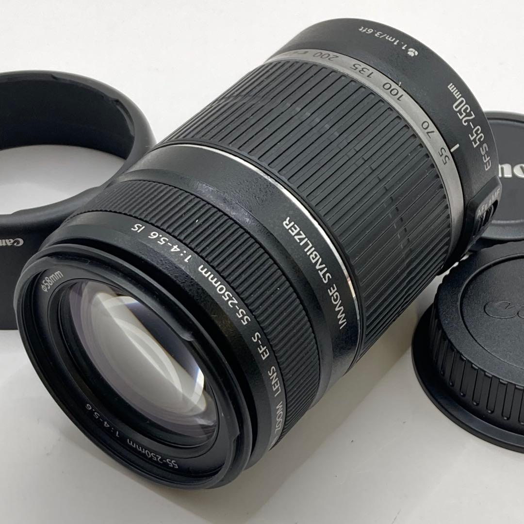 レンズ(ズーム) CANON EF-S 55-250mm f4-5.6 IS