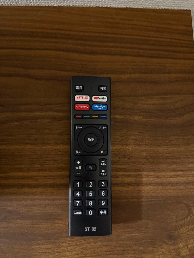 43型チューナーレス4k テレビ本体 ST-02 リモコン付き