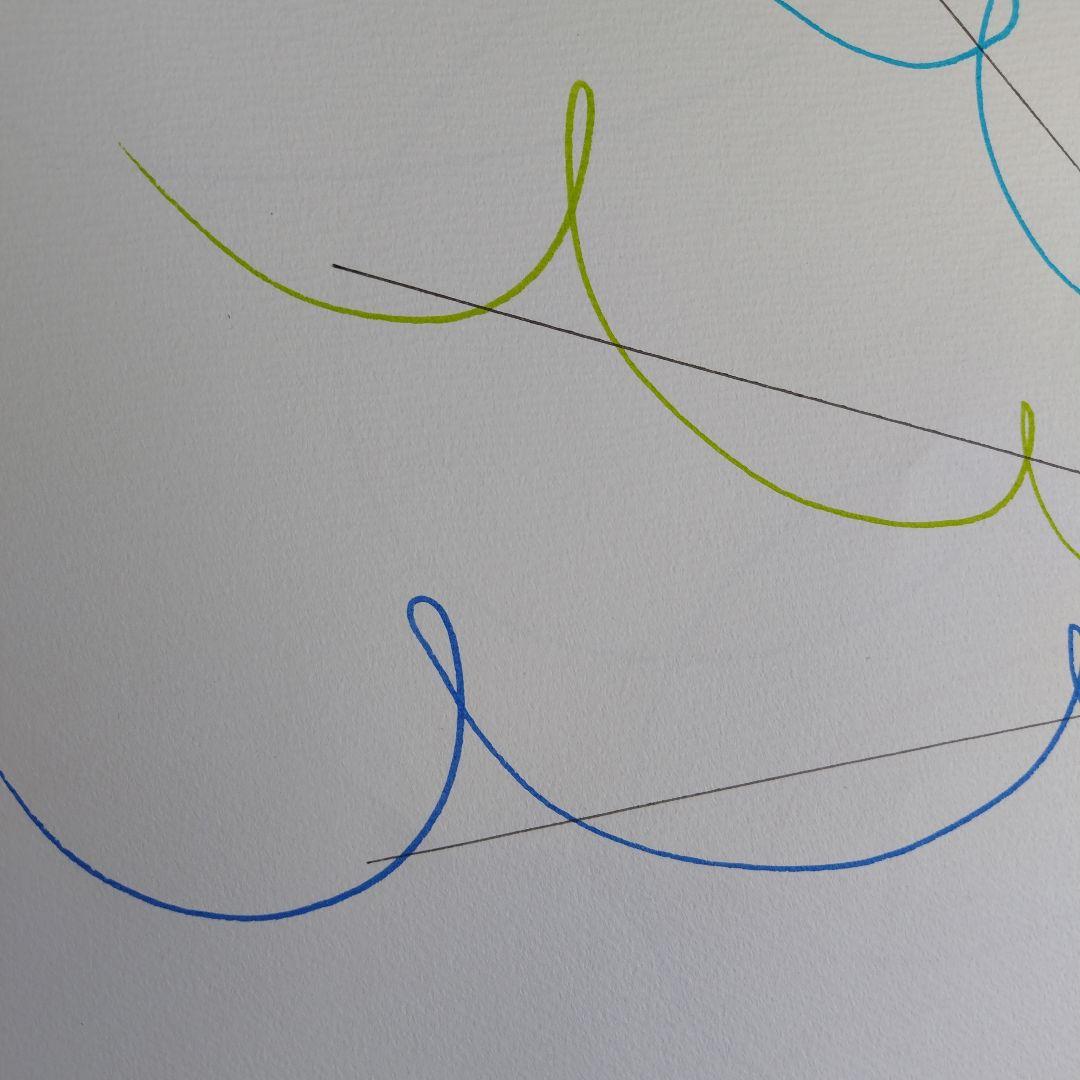 4つの放散点　　　　　絵画