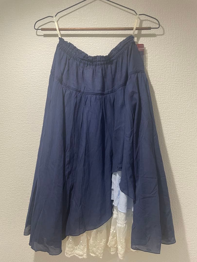 【美品】PINK HOUSE 膝下スカート【7/20まで】