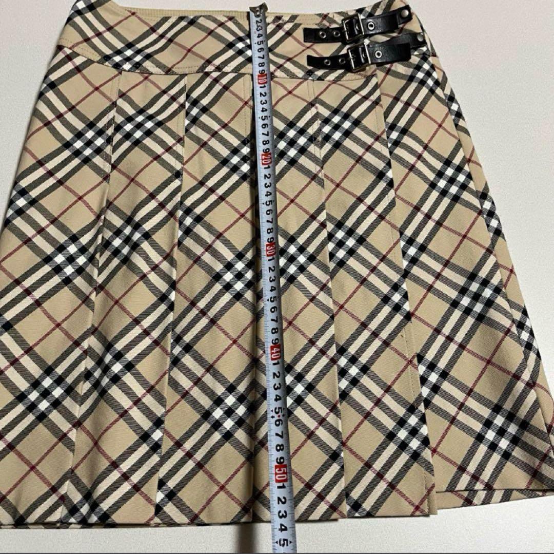 BURBERRY BLUE LABEL ノバチェック　プリーツスカート　38