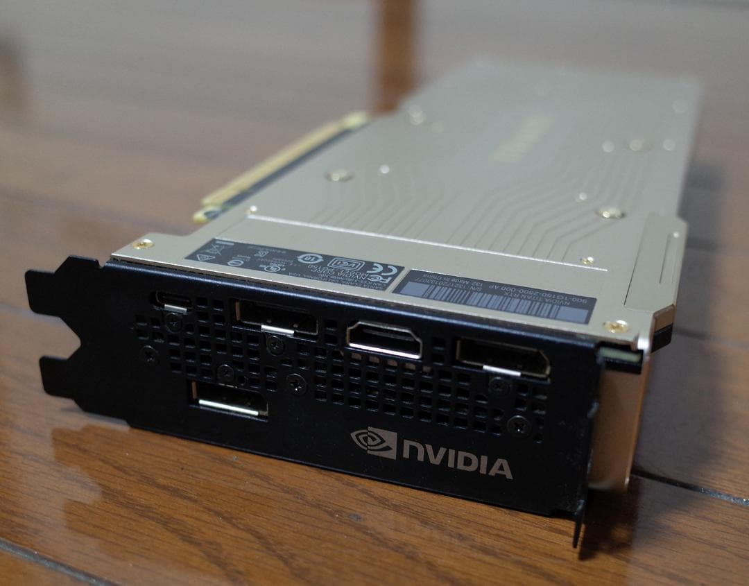 NVIDIA TITAN RTX グラフィックボード PCIExp 24GB