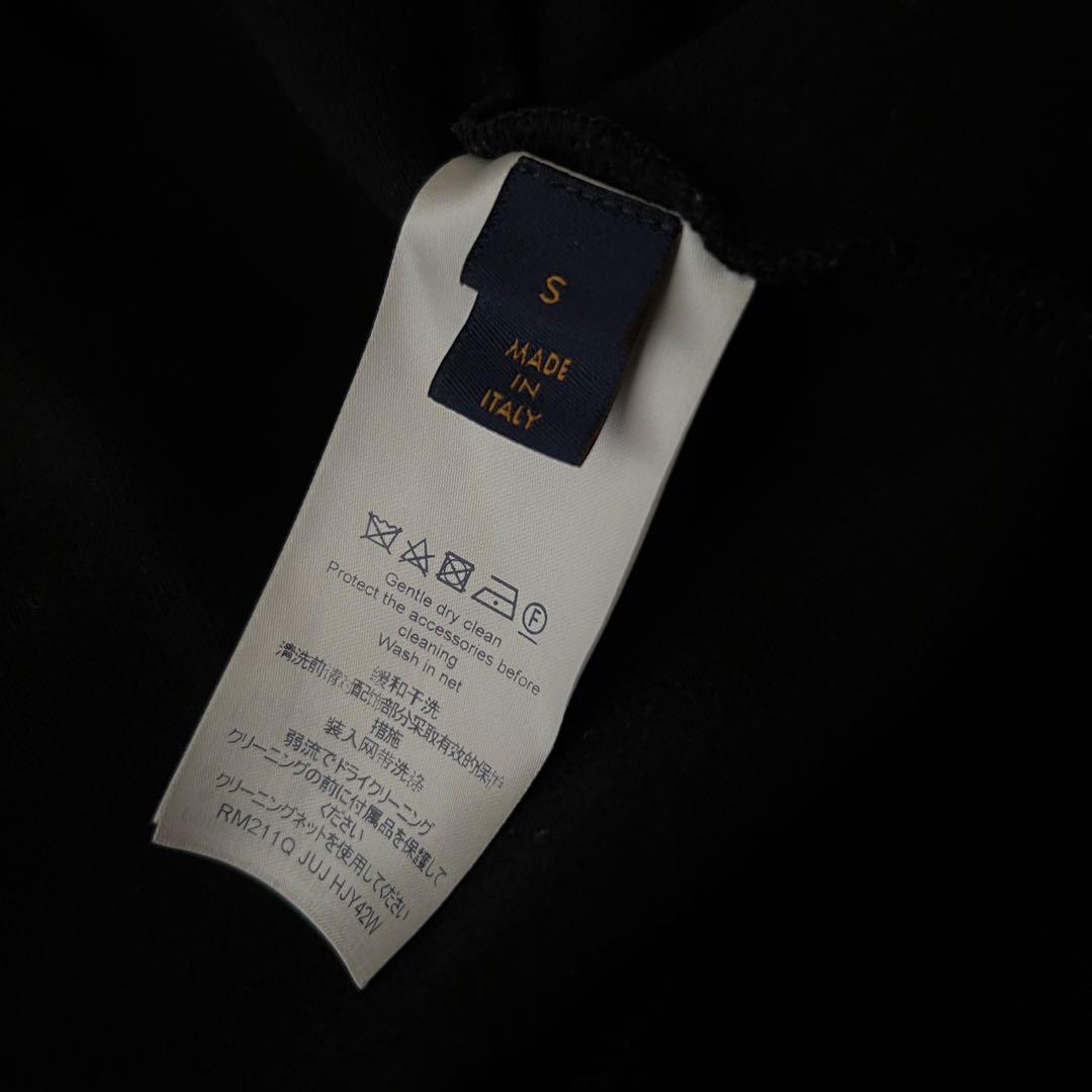 ルイヴィトン ダブルフェイス フルジップパーカー ブラック 黒 S 2021年製