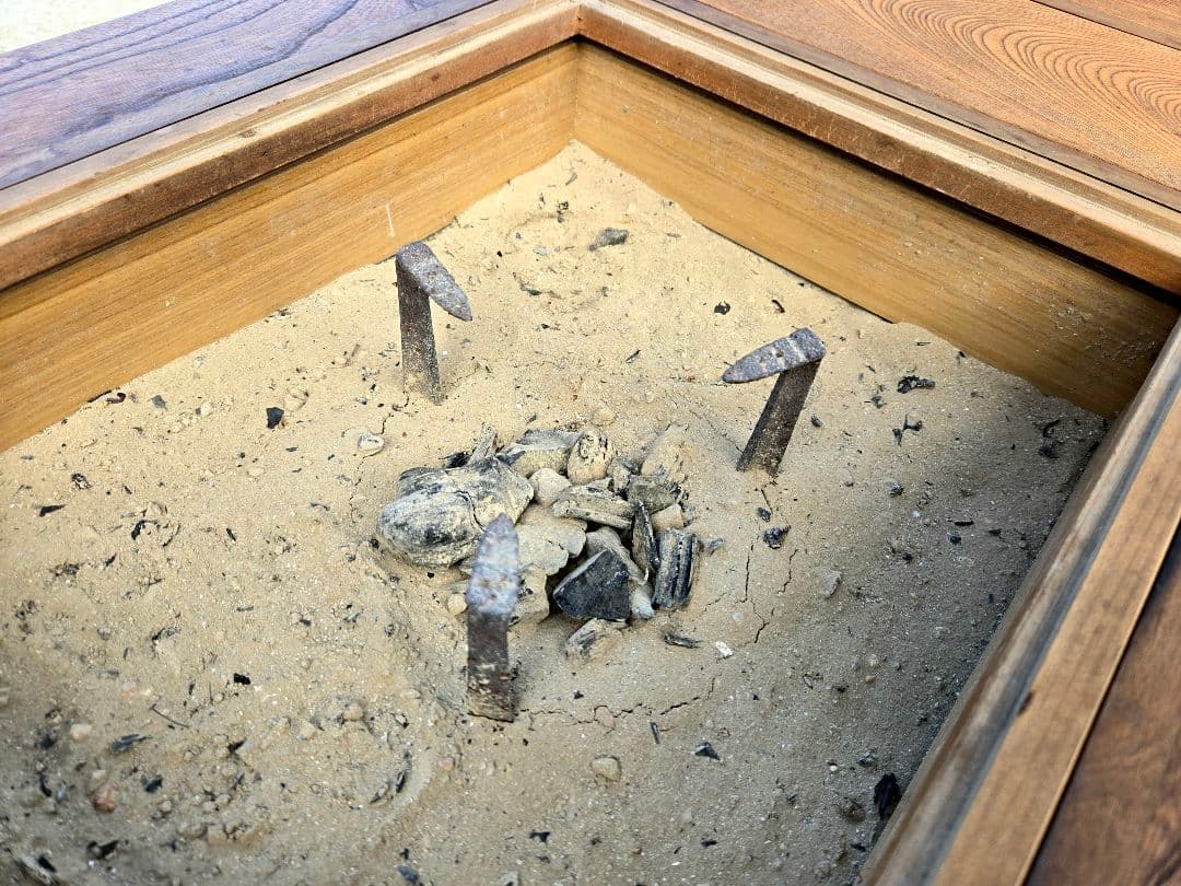 【木製座卓】囲炉裏つき◎アンティーク家具