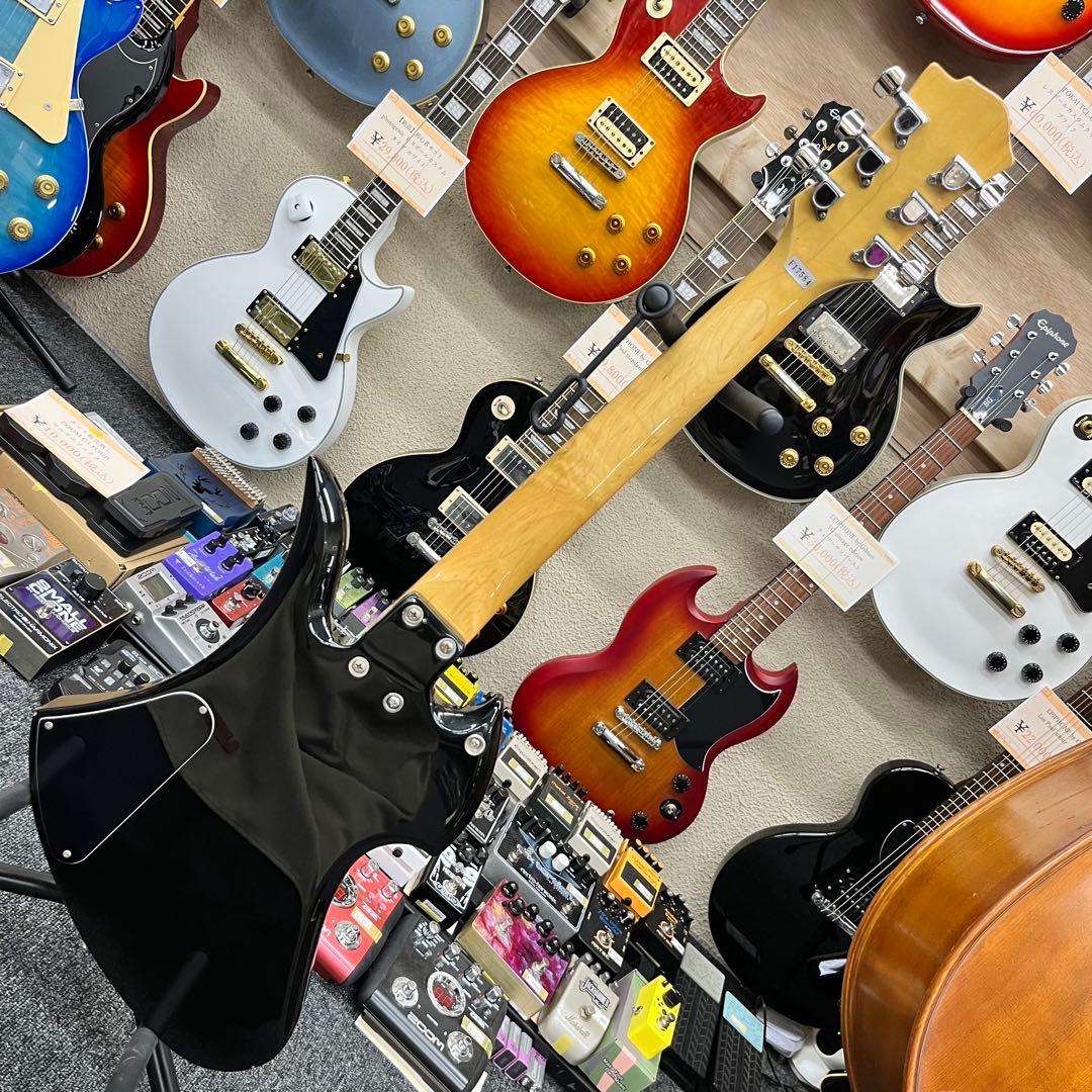 【9368】FERNANDES モッキンバード MG-1X 黒 ミニギター