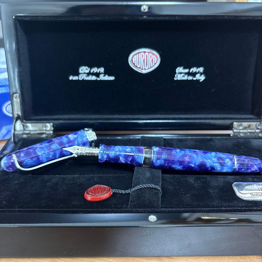 アウロラ 高級万年筆 バイアディナポリ F