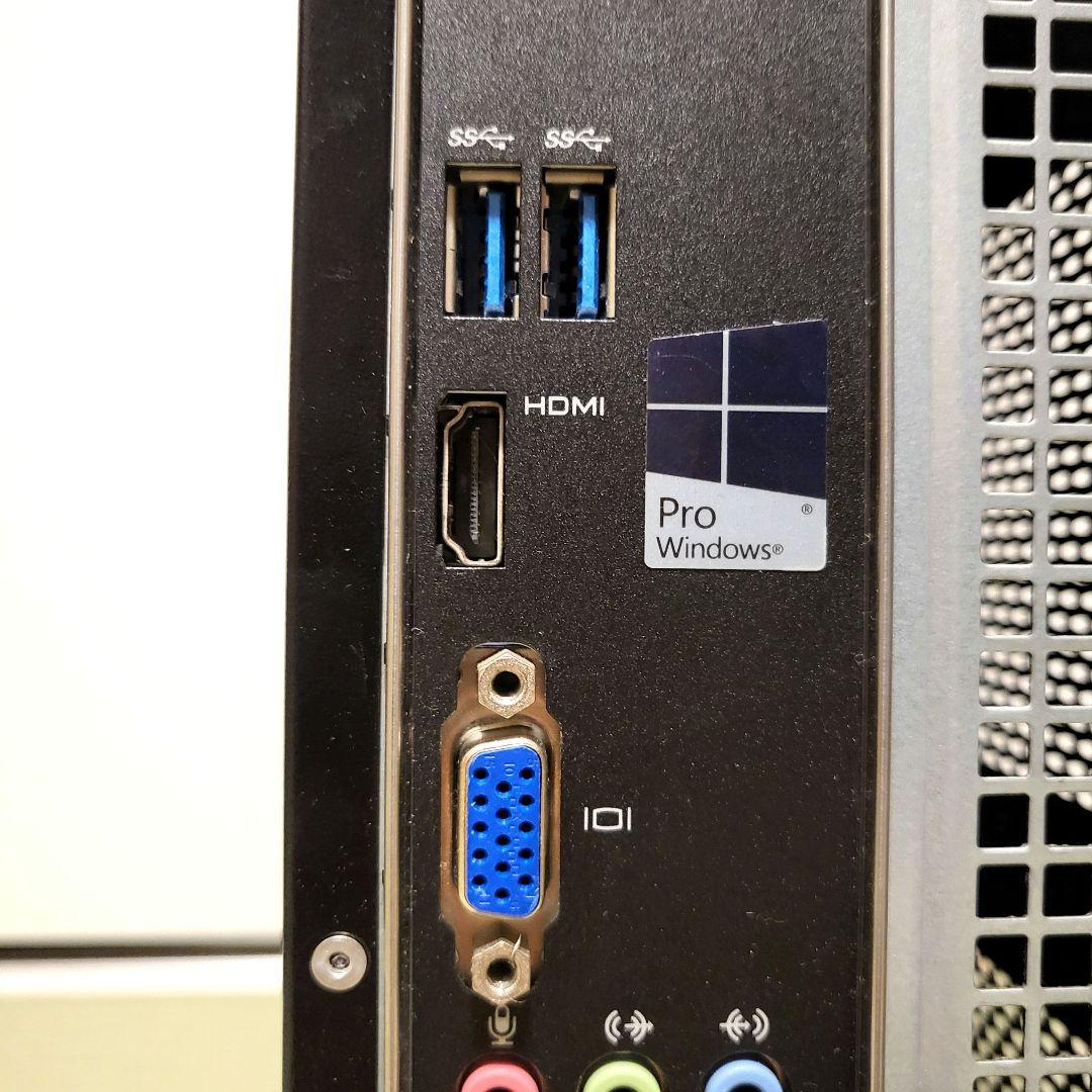 Win11Pro認証済みDell i3-4170/8GB/SSD+HDD最適化済