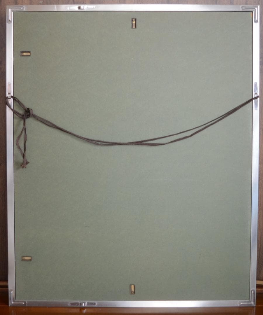 【「ブルーポット」 岩絵の具 額入り】東山魁夷の流派