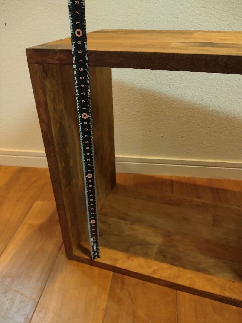 木製　ハンドメイド　オーダー　目の字　棚　ベンチ　ワトコオイル　机　テレビ台