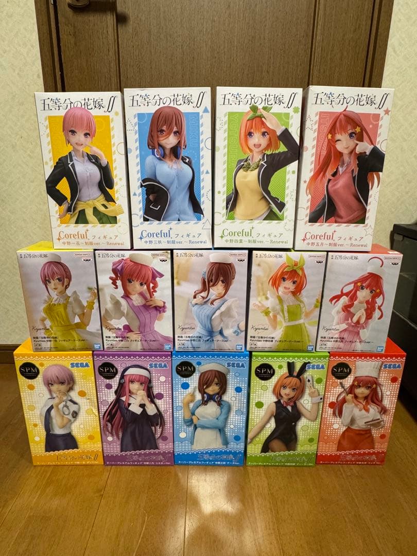 五等分の花嫁 フィギュアセット 14体