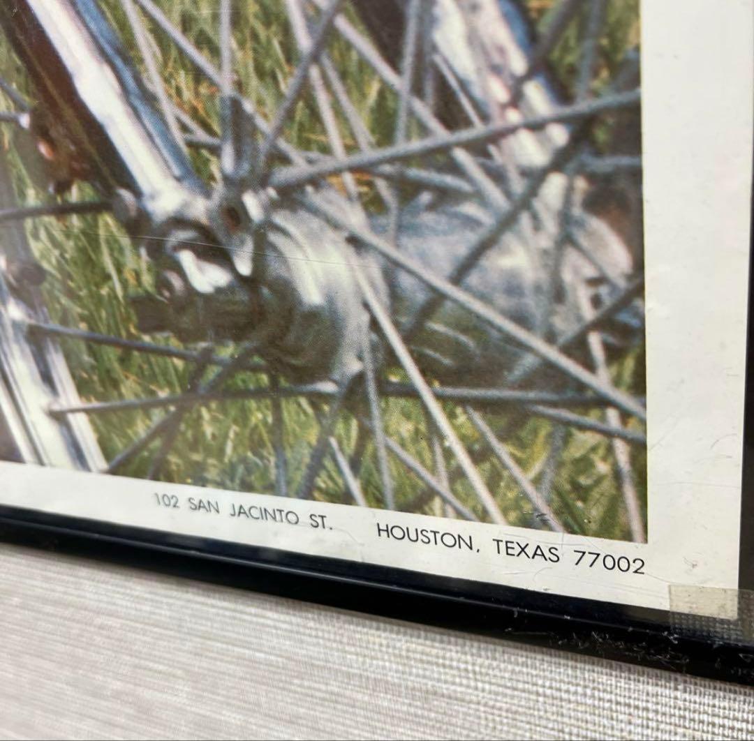 激レア デッドストック 70s ビンテージ ポスター ハーレーダビッドソン 希少