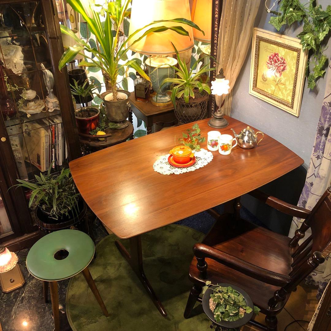 Sale ヴィンテージ ウォールナット　ブリッジ　ダイニングテーブル