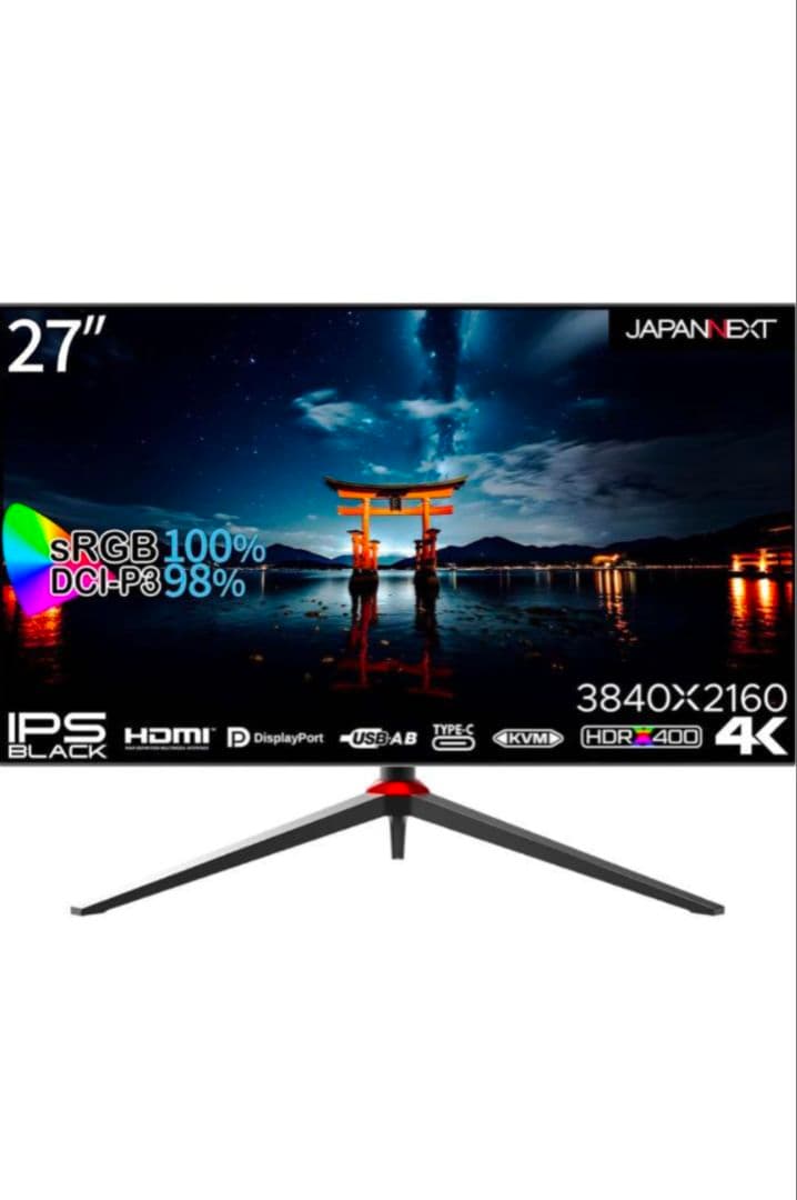 4K モニター JAPANNEXT JN-27IPSB4FLUHDR 液晶