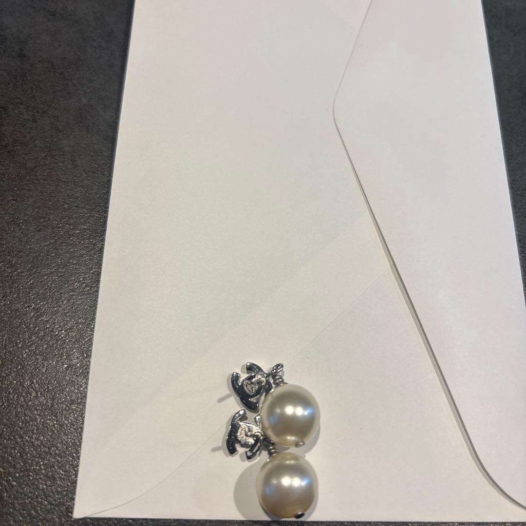 CHANEL パール ドロップピアス