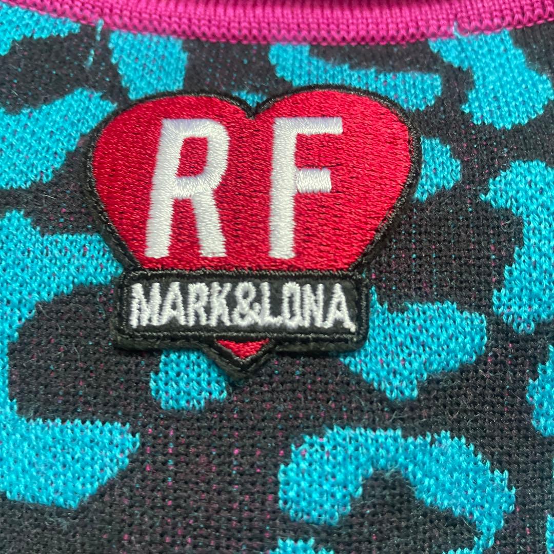 美品　MARK & LONA RF Leopard ポロセーター