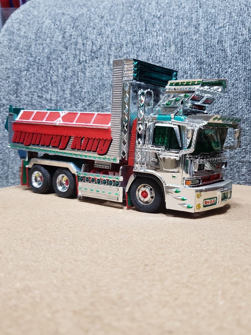 1/32デコトラプラモデル/アオシマ/ダンプ