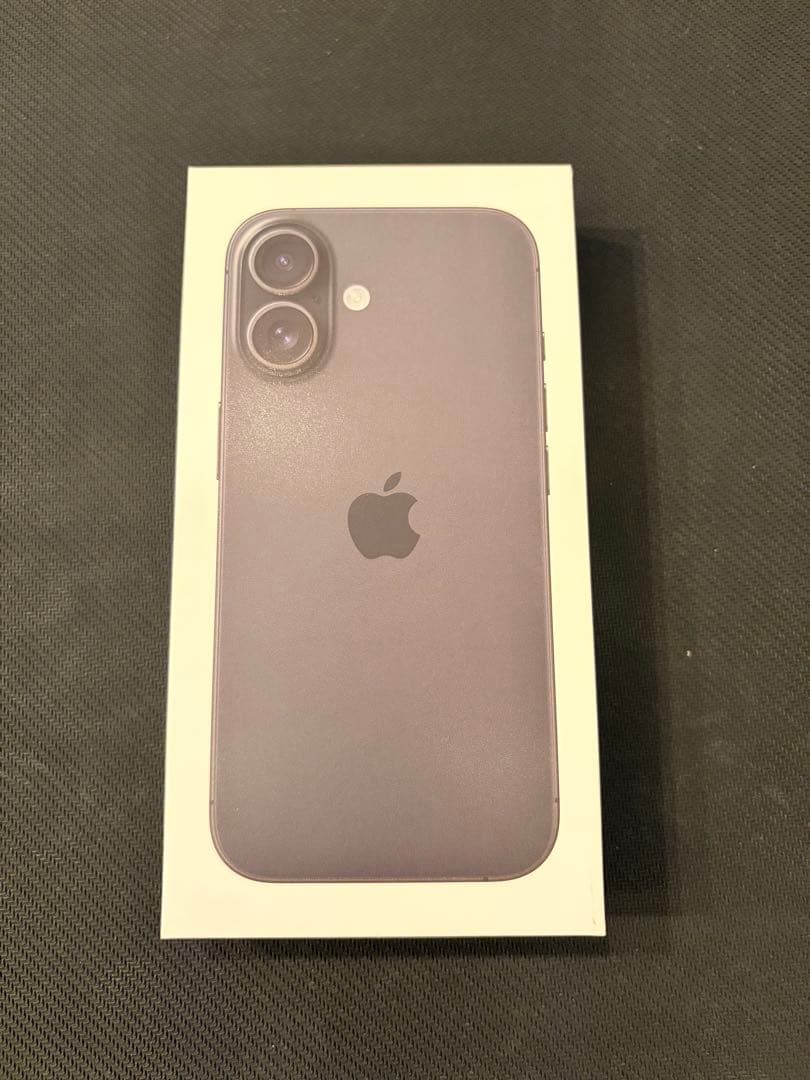 Apple iPhone16 128GB ブラック MYDQ3J／SIMフリー