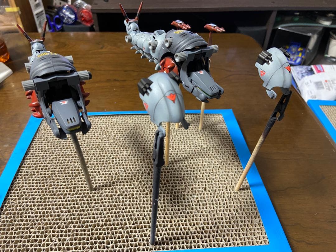 【完成品】【全塗装】モルガ　3機セット　AZ版1機　TOMY版2機　ゾイド