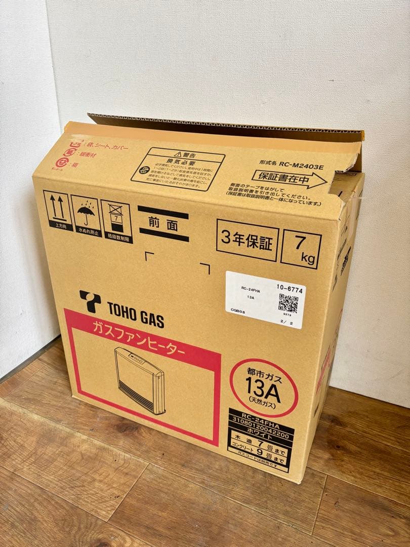 美品 Rinnai ガスファンヒーター 都市ガス用 RC-M2403E