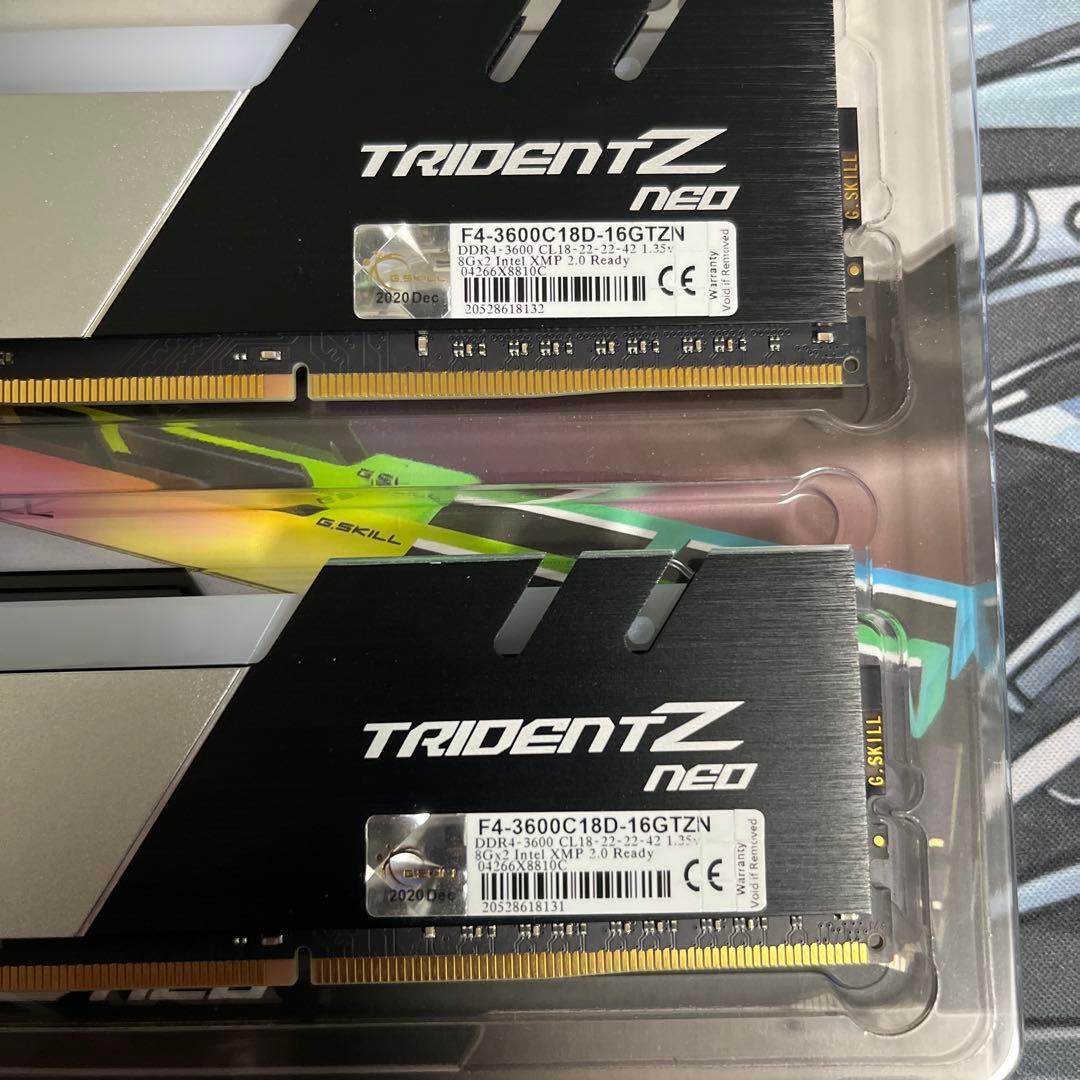メモリー G.SKILL TRIDENT Z NEO DDR4 16GB (2x8GB)