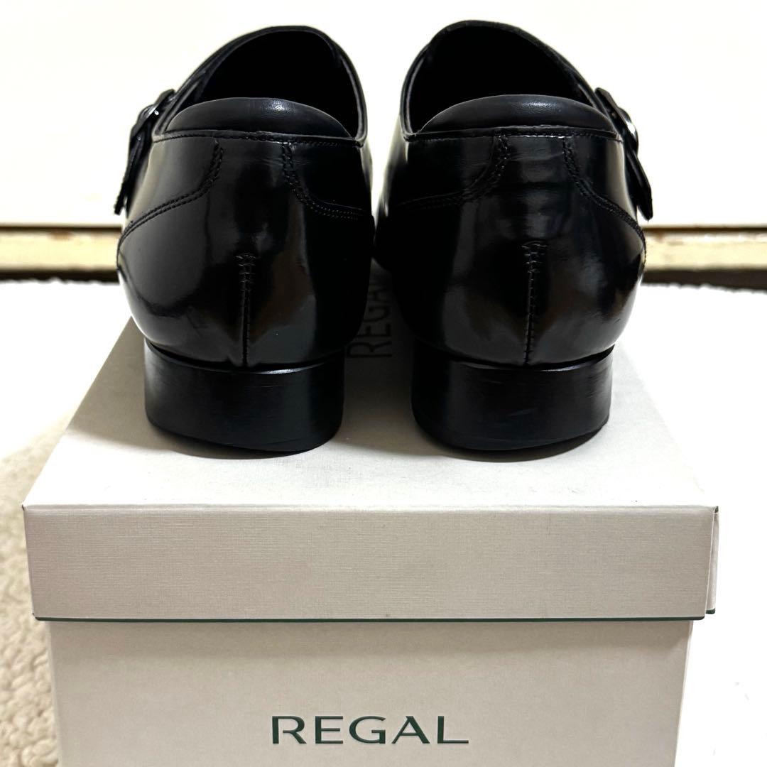 REGAL リーガル ダブルモンク ストレートチップ 26cm ビジネスシューズ