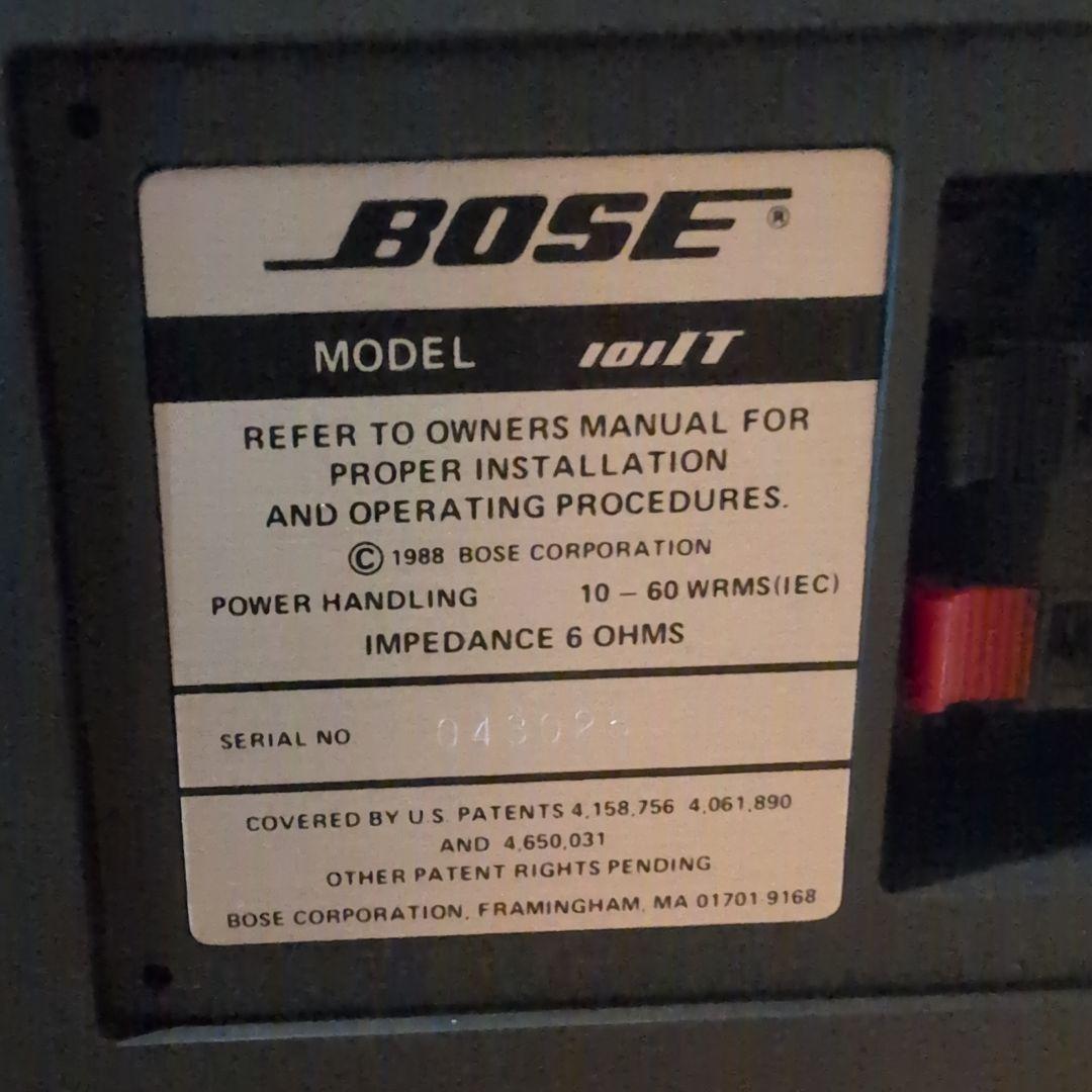 BOSE ボーズ■**イタリアーノ/101IT 外箱と天吊りブラケット付！