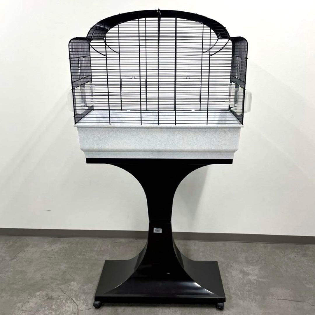 ferplast birds ファープラスト鳥籠 台付 鳥かご ペット用品 黒