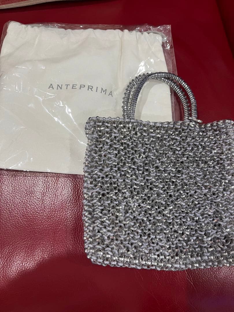 ANTEPRIMA シルバー パーティーバッグ
