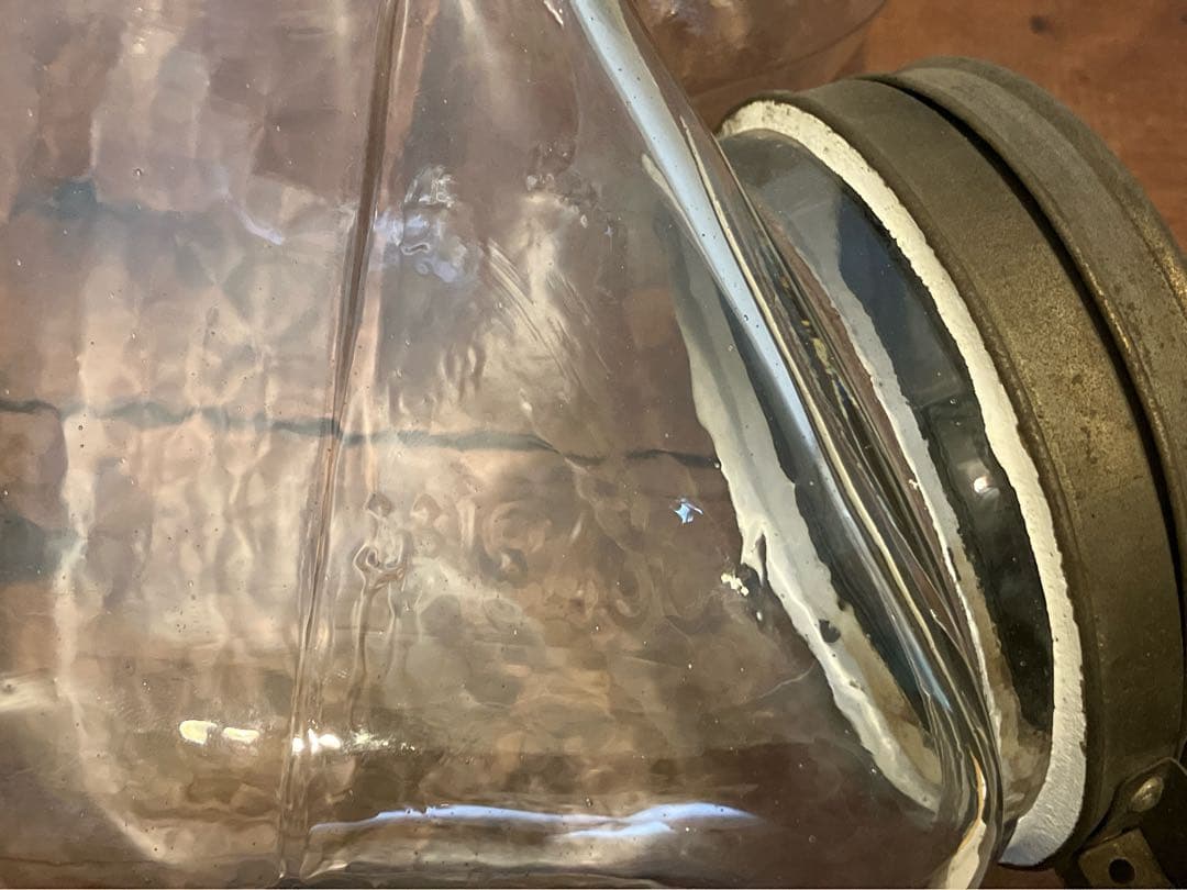 ◆◆専用◆◆ 古い時代の真鍮開閉蓋付きの煙草陳列用ガラス瓶