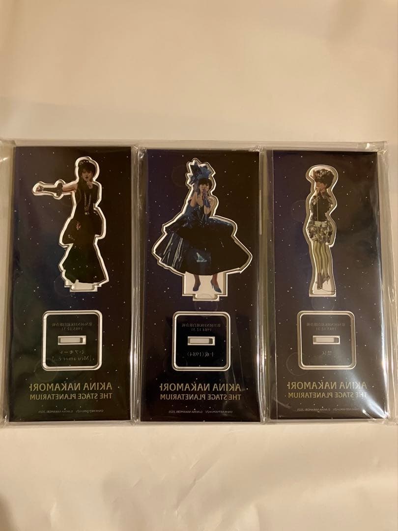 中森明菜　アクリルスタンド　コニカミノルタ　ザ・ステージ・プラネタリウム　コンプ